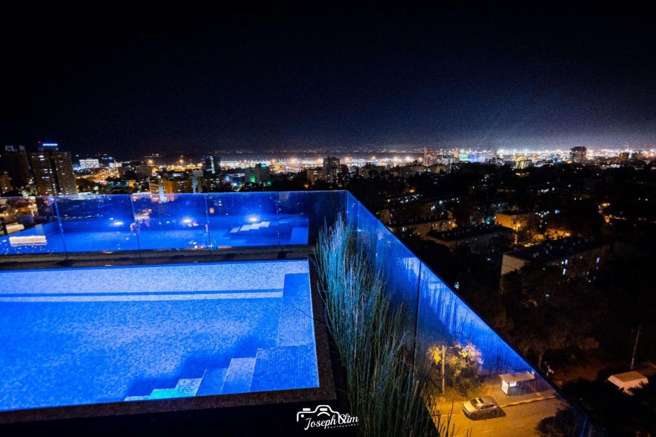 Serene - Infinity Cview Pool - 4 Bedrooms Luxury Penthouse Hayfa Dış mekan fotoğraf