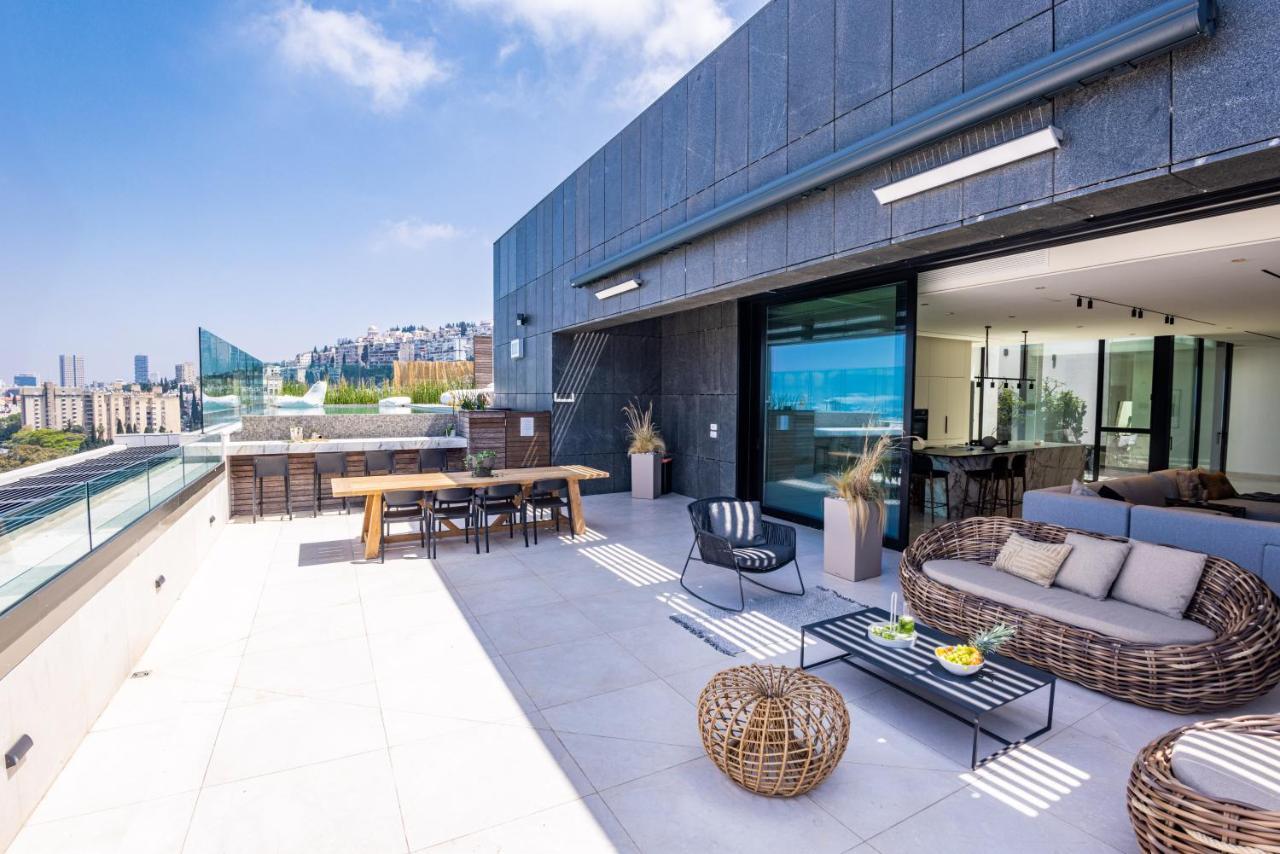 Serene - Infinity Cview Pool - 4 Bedrooms Luxury Penthouse Hayfa Dış mekan fotoğraf